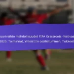 Kestävyyskäytännöt FIFA:n grassroots-festivaaleilla 2025: ympäristöystävälliset aloitteet, yhteisövaikutus, palaute