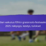 FIFA:n grassroots-festivaalien vaikutus paikallisiin yhteisöihin vuonna 2025: sosiaalinen koheesio, osallistuminen, kehitys