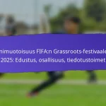 Teknologian rooli yhteisön osallistumisessa FIFA:n Grassroots-festivaaleilla 2025: Sovellukset, alustat, palaute