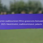 Vapaaehtoiskoulutusohjelmat FIFA:n grassroots-festivaaleille 2025: Valmistelu, Tehokkuus, Palaute