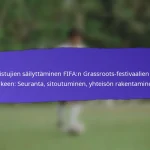 Kansalaisosallistuminen FIFA:n Grassroots-festivaalien kautta 2025: Yhteisöhankkeet, Osallistuminen, Tulokset