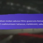 Kestävyyskäytännöt FIFA:n grassroots-festivaaleilla 2025: ympäristöystävälliset aloitteet, yhteisövaikutus, palaute