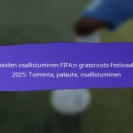Yhteisötyöpajat liittyen FIFA Grassroots -festivaaleihin 2025: Suunnittelu, Osallistuminen, Palaute