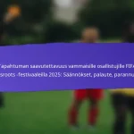 FIFA:n Grassroots-festivaalien 2025 pitkäaikaiset vaikutukset: Yhteisön kehittäminen, nuorten osallistuminen, säilyttäminen